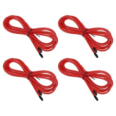 10Ft Speed Jump Rope Replacement Cable 4 Pack 4.5mm Professional Skipping Rop...