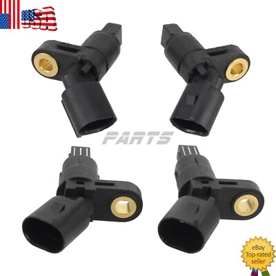 4PCS Rear & Front ABS Wheel Speed Sensor For VW Golf MK4 Bora Jetta Audi TT A3