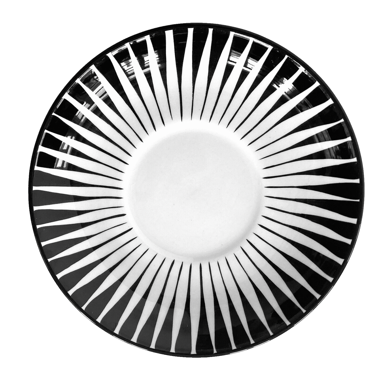 ARABIA - Upsala ekeby ハリネズミ Mint 1955 Upsala-Ekeby Zebra Saucer Swedish Ceramics Gefle