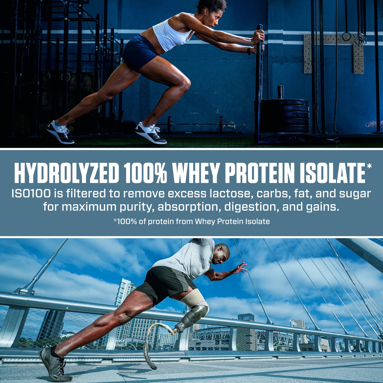 DYMATIZE Whey Protein Pulver Shake Eiweiß ISO 100 Chocolate Peanut 2264 g - Bild 5 von 7