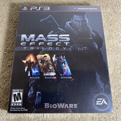 Mass Effect Trilogy 1 2 3 I II III Sony PlayStation 3 PS3 NEW FACTORY SEALED