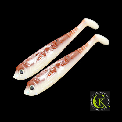 Gummifisch Shad 10cm Neuheit Stint Kauli Ukel Uklei Zander Barsch Pike Rapfen 01