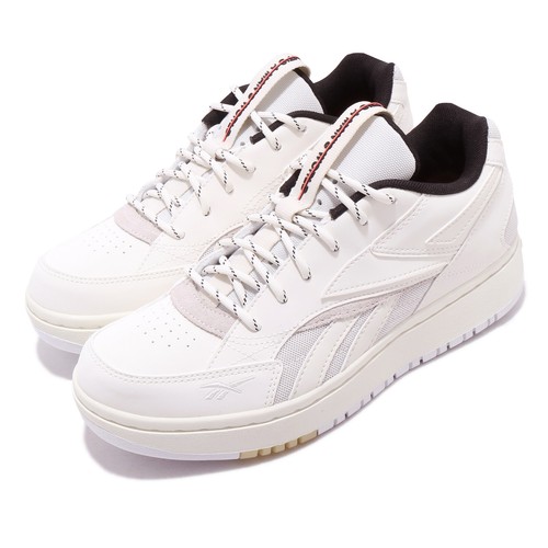 

Reebok Court Double Mix Chalk White Black Женская классическая повседневная обувь EG6049, Бежевый, Court Double Mix