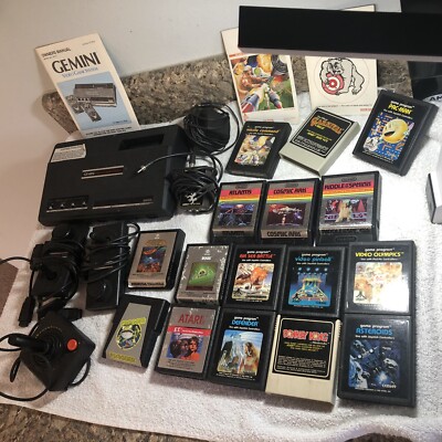 COLECO GEMINI Atari 2600  Electronic video game computer TV Console/Games