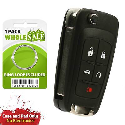 Replacement For 2010 2011 2012 2013 GMC Terrain Flip Key Fob Case