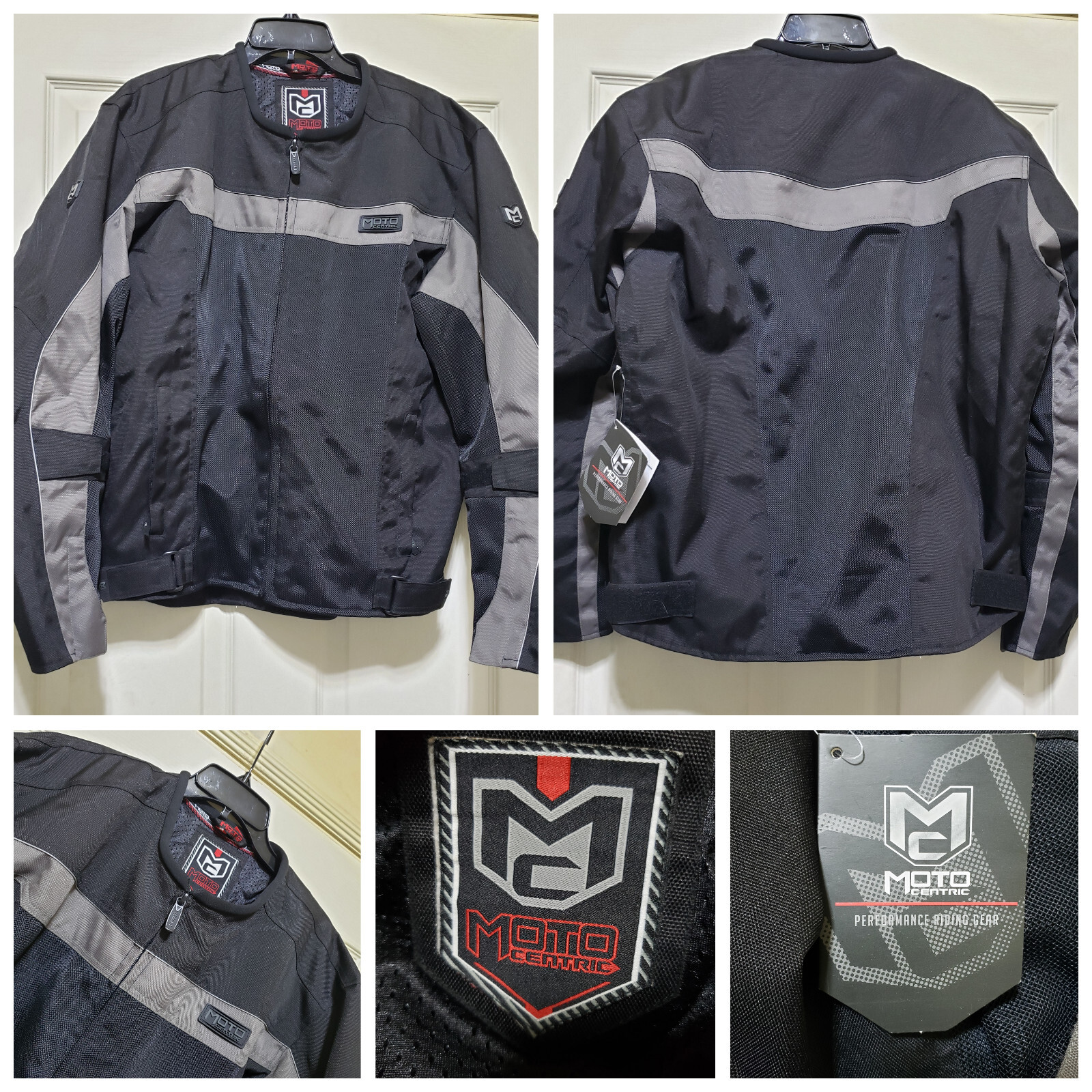 Motocentric Jacket Mens Medium Black Assault Bike Motorcycle