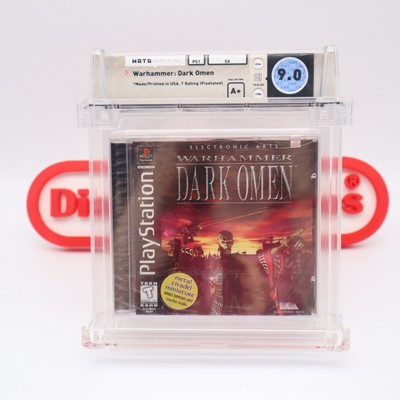 PS1 Playstation 1 WARHAMMER: DARK OMEN -WATA GRADED 9.0 A+ NEW & Factory Sealed!