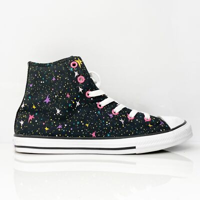 Черные повседневные кроссовки Converse Girls Chuck Taylor All Star Hi 665113F, размер 6