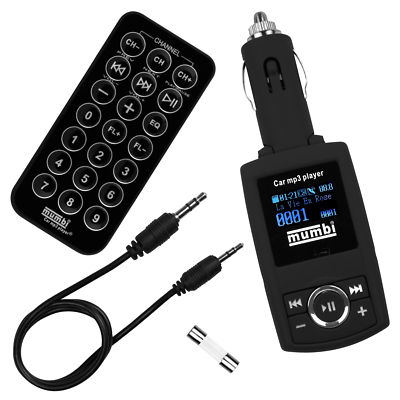 mumbi Auto FM Transmitter MP3 USB SD MMC Slot KFZ Musik Player Fernbedienung