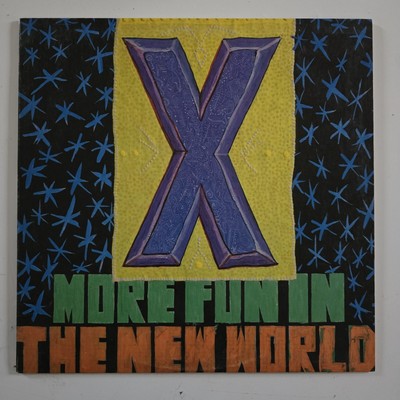 Original X More Fun In The New World Vinyl LP Elektra Records Punk New Wave