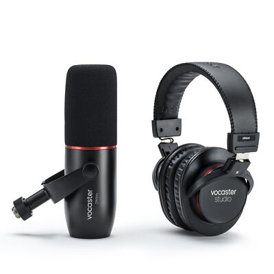 Focusrite Vocaster Broadcast Kit Broadcast-Quality Microphone & Headphones Pack