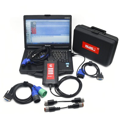 for Cummins INLINE 7 Data Link Heavy Duty Truck Diagnostic Tool v8.7 with Laptop