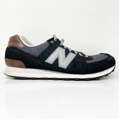 

New Balance Mens 574 ML574BCB Черная повседневная обувь Кроссовки Размер 11,5 D, Черный, 574
