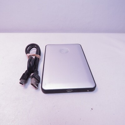 G-Technology G-Drive Slim 500GB USB HDD ~ Compact & Stylish ~ Silver - USB 3.0