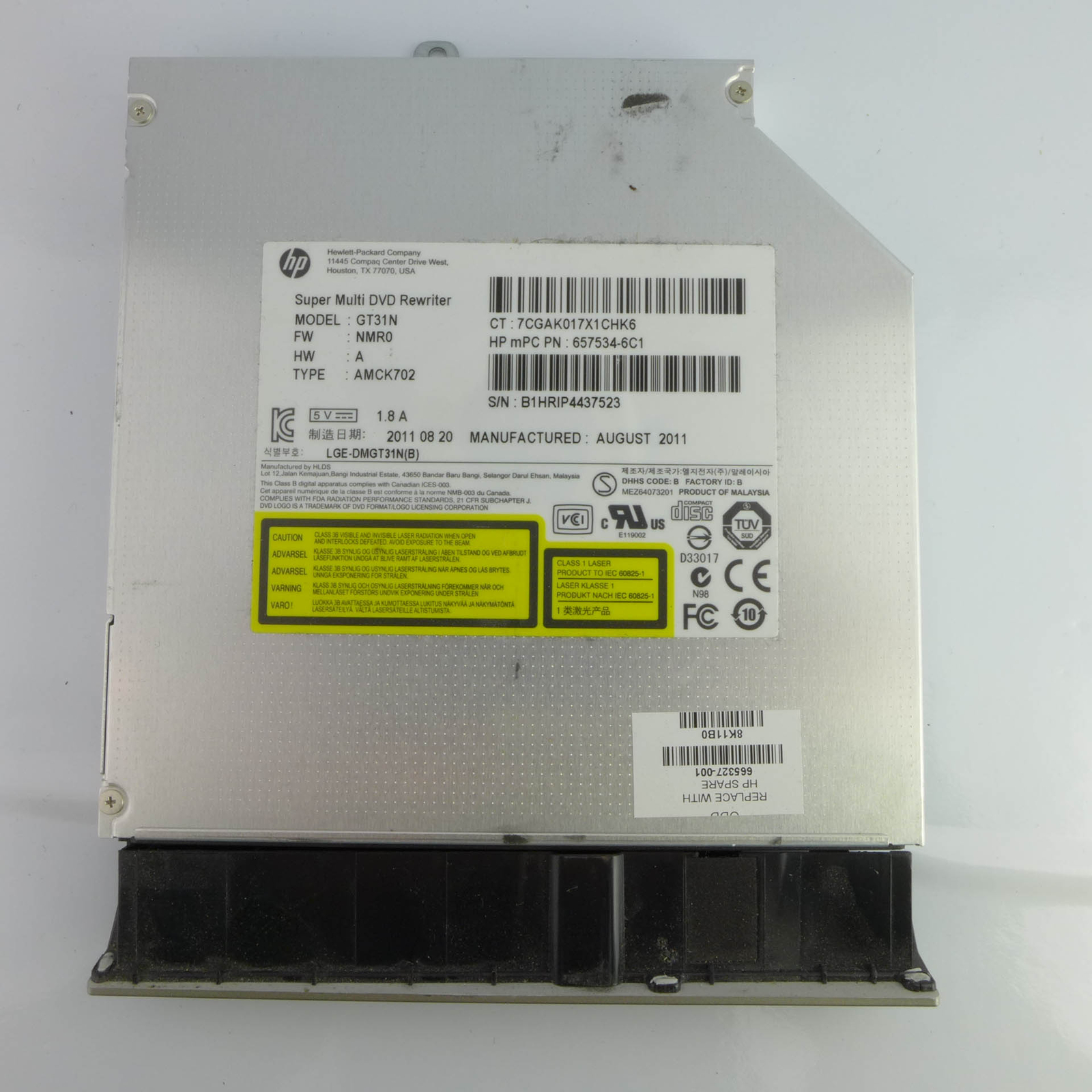 ORIGINAL HP Pavilion DV6-6b06eg TS-L633 SATA DVD Laufwerk CD Toshiba ✅