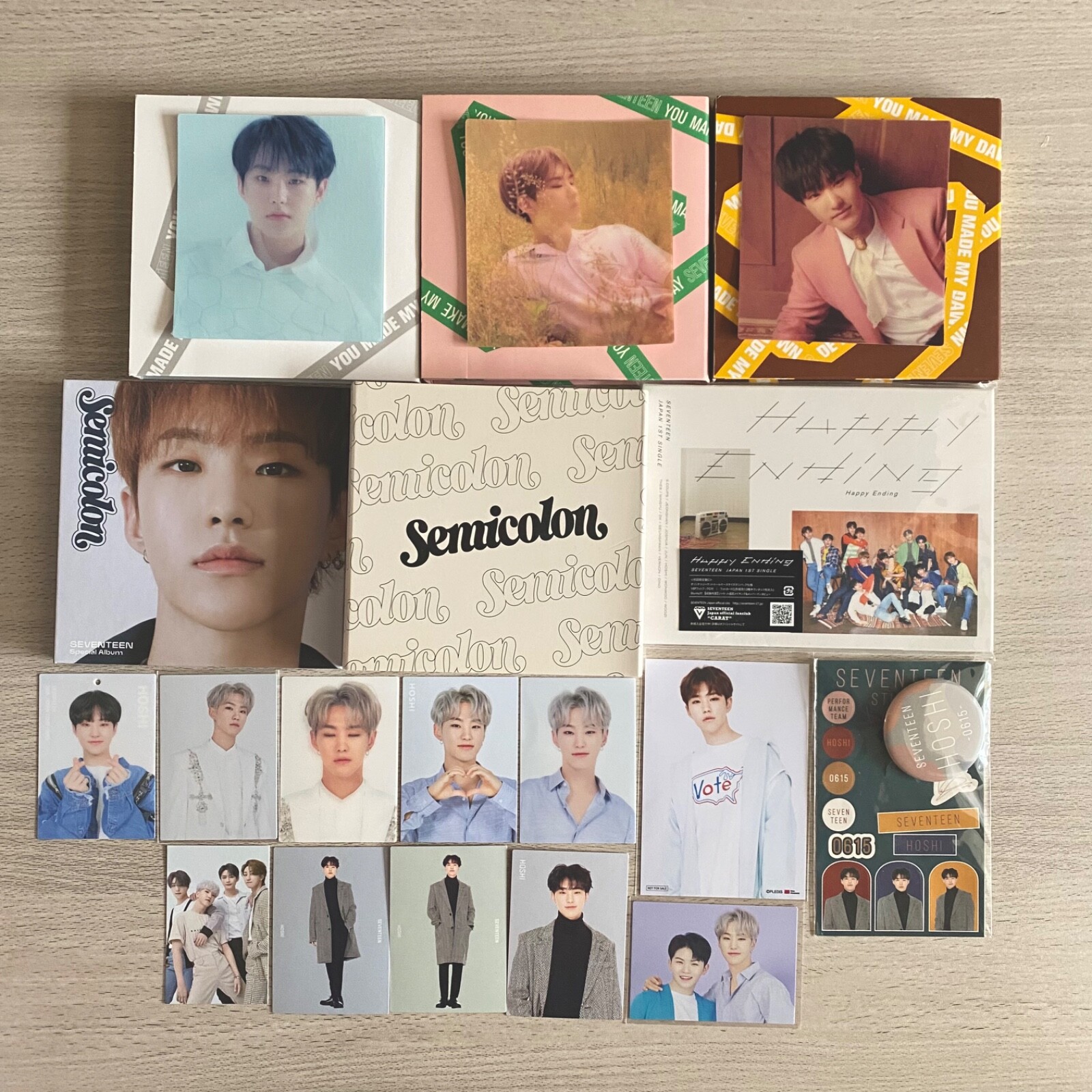 SEVENTEEN Album set Hoshi YMMD semicolon Happy Ending you