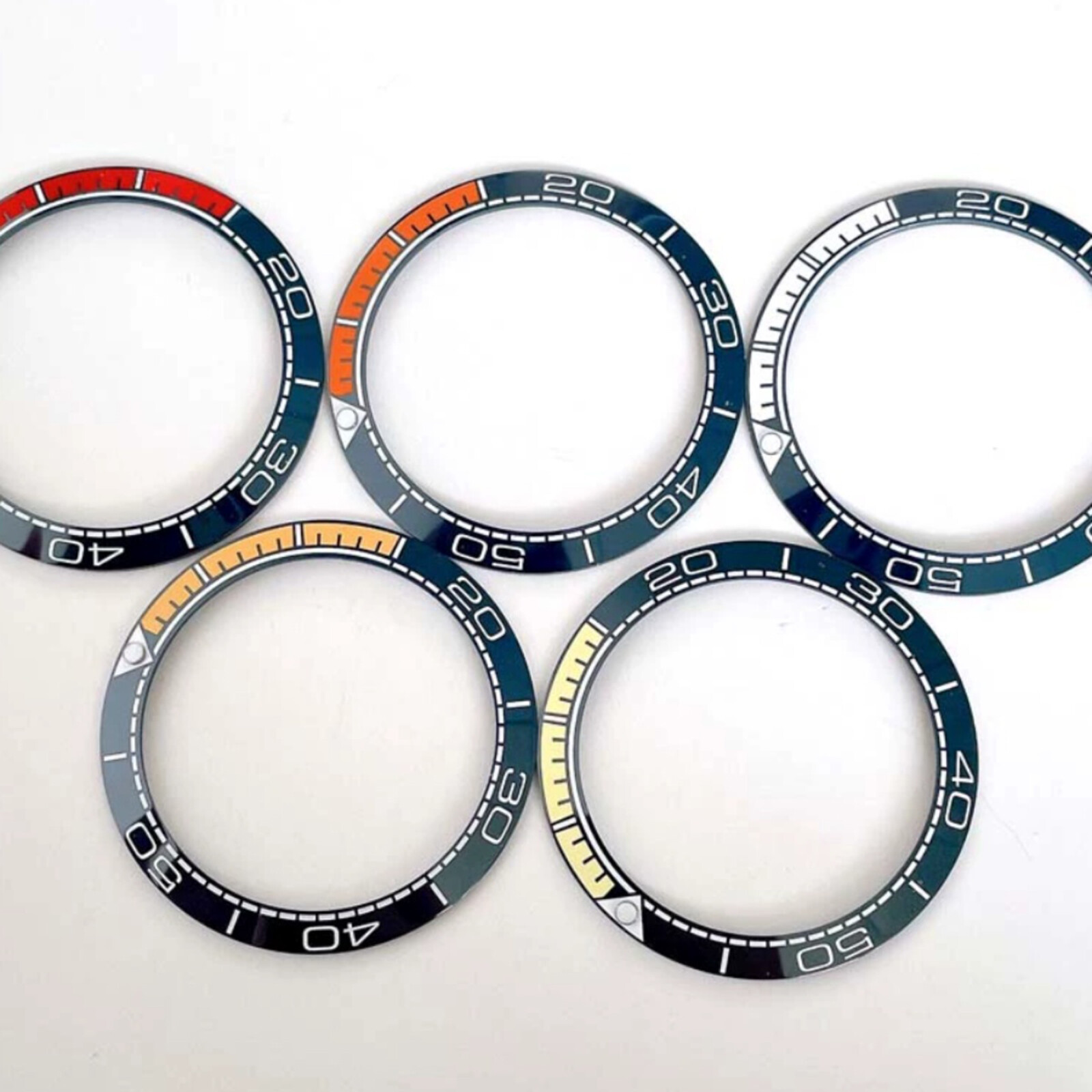 Watch Bezel Two-color Ceramic Bezel Watch Accessoriesfor 40MM SUB