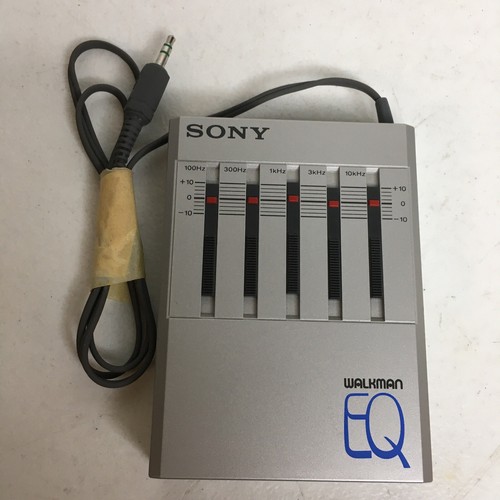 Rare Vintage Sony SEQ-50 Silver Walkman EQ Stereo Graphic Equalizer Tested  Works