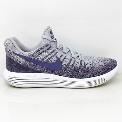 Nike Womens Lunarepic Low Flyknit 2 863780-502 Серые кроссовки для бега 8.5, Серый, Lunarepic Low Flyknit 2