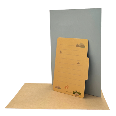 Pop Up Greeting Card - 3D Pop-Up Blue Camper Van