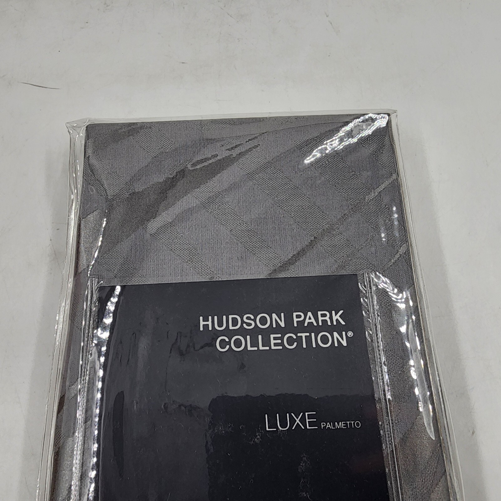 Hudson Park Collection Palmetto Cotton Silk Standard Pillow Sham Silver + - Picture 6 of 13