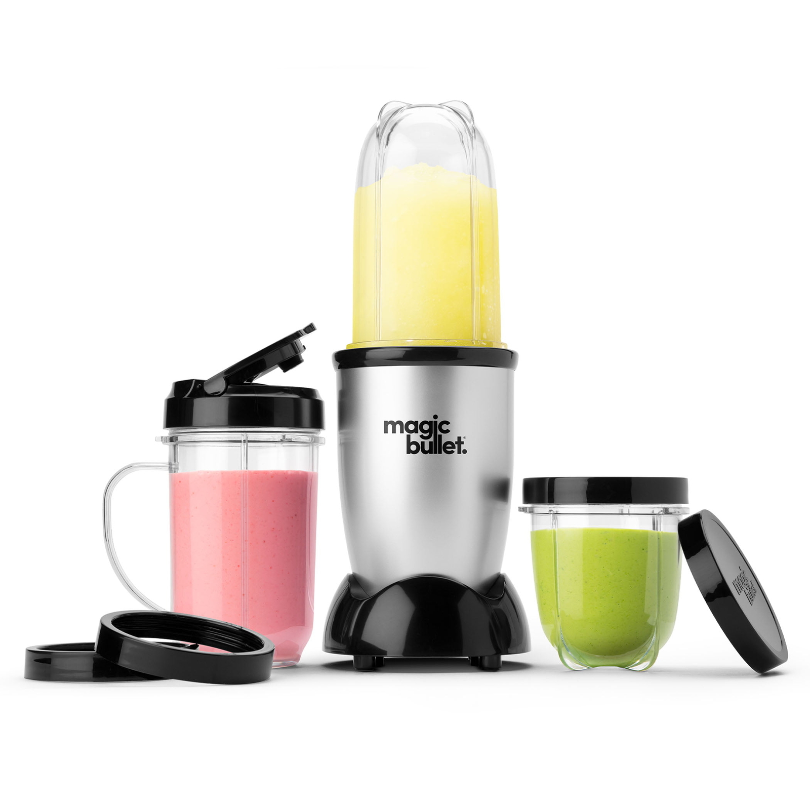 11 PC Personal Blender Mini Portable Magic Cup for Shakes Smoothies w/3 Bottles