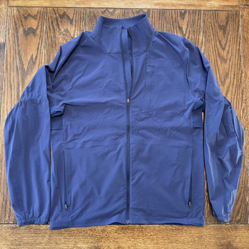 美品 lululemon ジップアップジャケット ブルゾン 水色 10 ヨガ Lululemon Zip-Front Sweatshirt Track Jacket Azure Blue Fits