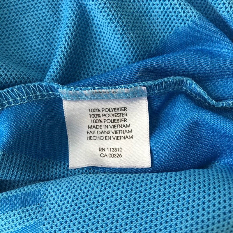 IZOD Zone FX - Blue short sleeve zip golf polo, XS | eBay