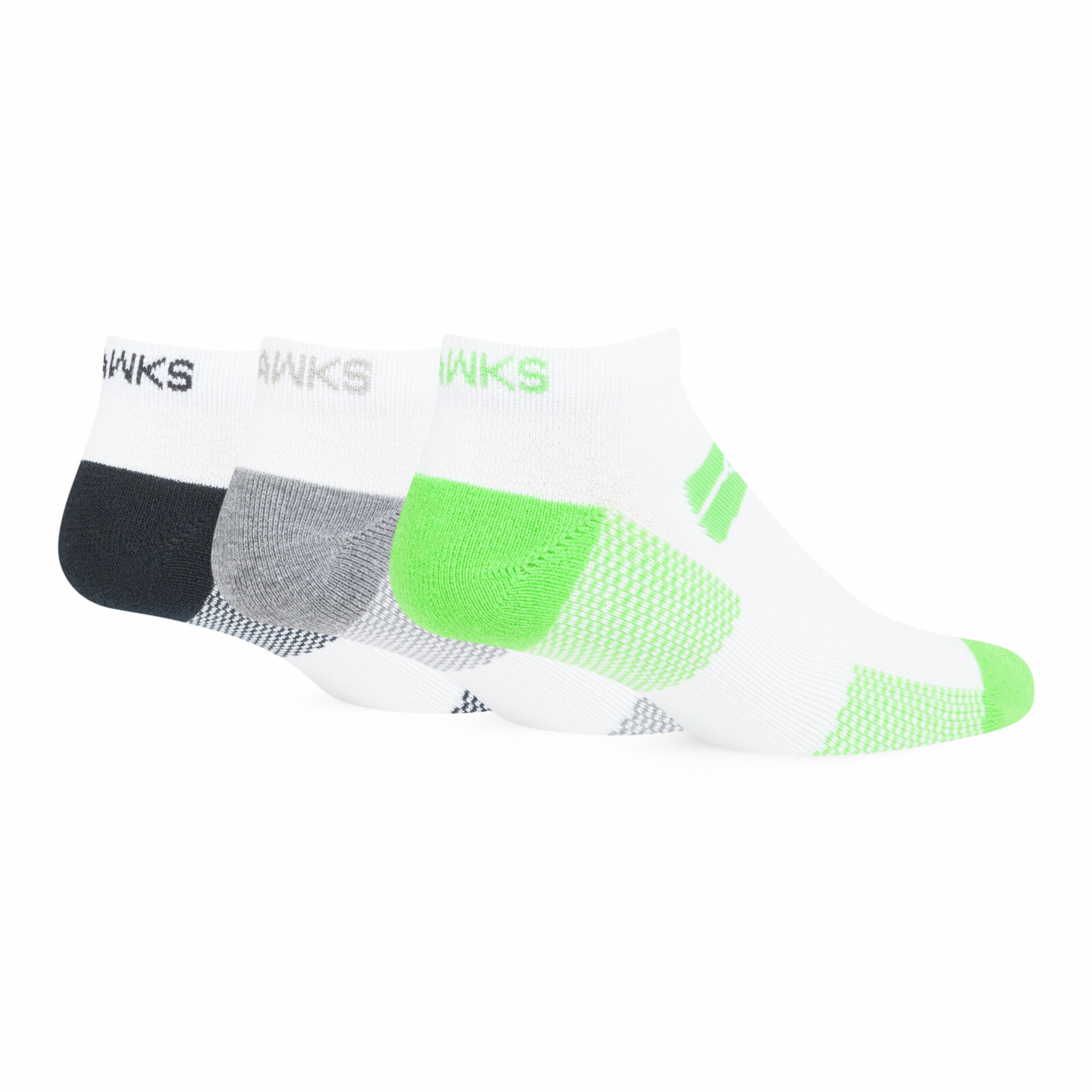 NFL Seattle Seahawks - Adult (M) Brink No-Show Socks by '47, 3-Pack (New)