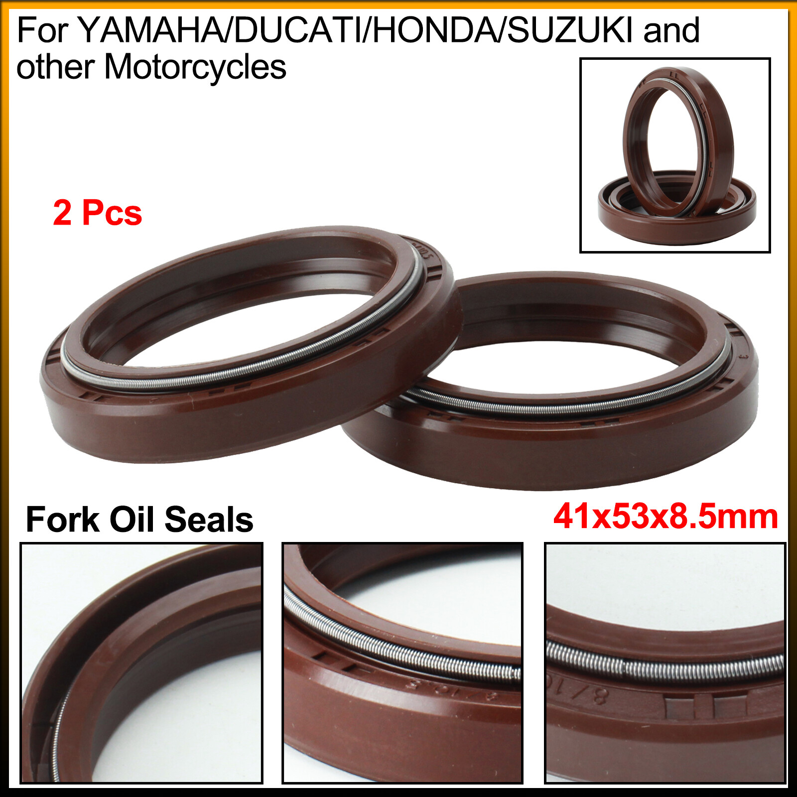 41x53x8.5mm Fork Oil Seals For YAMAHA/HONDA/KAWASAKI/SUZUKI