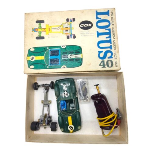 Cox Lotus 40 1/24 Sidewinder Scale Slot Car W/Box Vintage | eBay Cox Lotus 40 1/24 Sidewinder Scale Slot Car W/Box Vintage | eBay