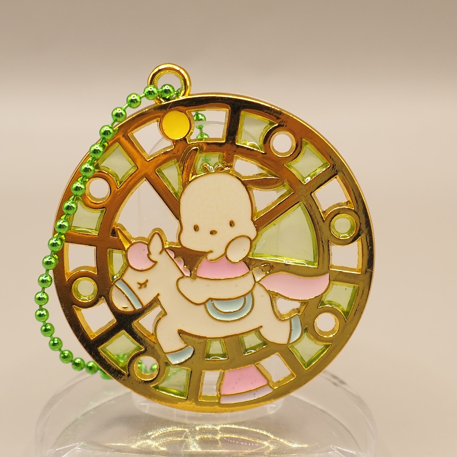❥︎❥︎Pochaco❤︎ Pochacco Sanrio Characters Stained Glass Keychain Anime