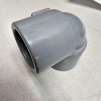 Nibco Chemtrol 1-1/2'' Elbow Fitting 90 degree Grey #SCH-80 (Lot of 5)