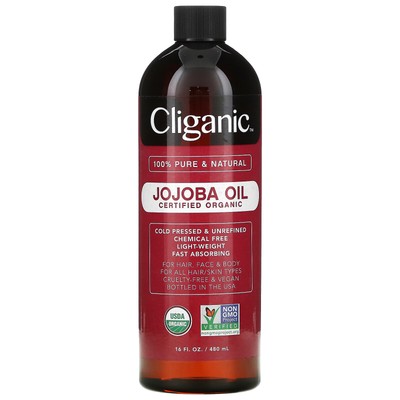 100% Pure & Natural, масло жожоба, 16 жидких унций (473 мл)