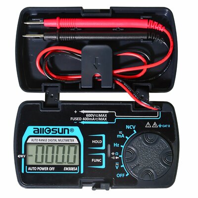 Digital Multimeter Pocket Size DC AC Voltage Current Tester NCV Ohm Capacitance