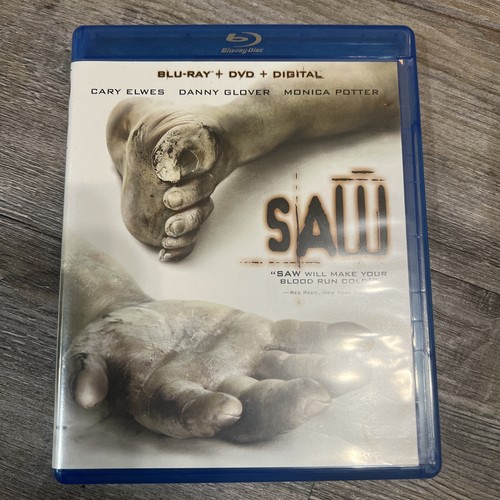 Saw 2004 (Blu-Ray/ DVD) No Digital James Wan Jigsaw Horror Saw 2004 (Blu-Ray/ DVD) No Digital James Wan Jigsaw Horror