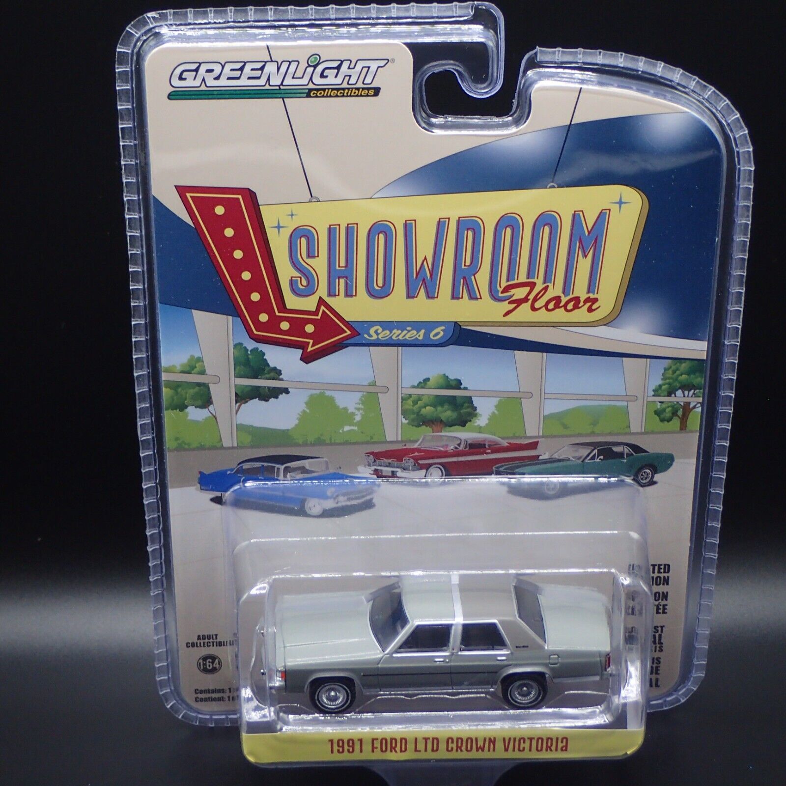ファッション LTD FORD 1991 GREENLIGHT 2024 CROWN SHOWROOM GRAY VICTORIA ミニカー