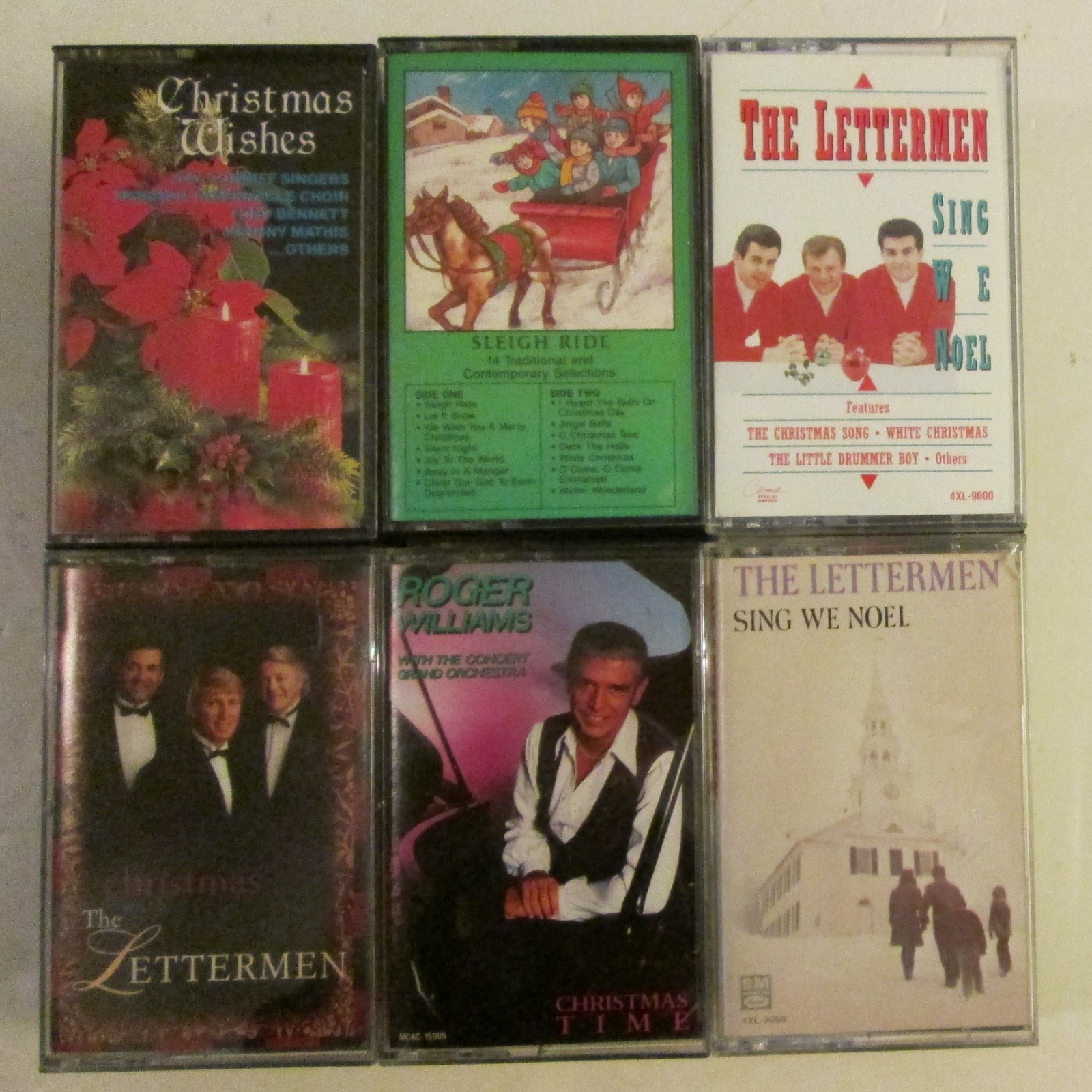 HUGE Lot of 60 Christmas & Holiday Music Audio Cassette Tapes Vintage Xmas Retro
