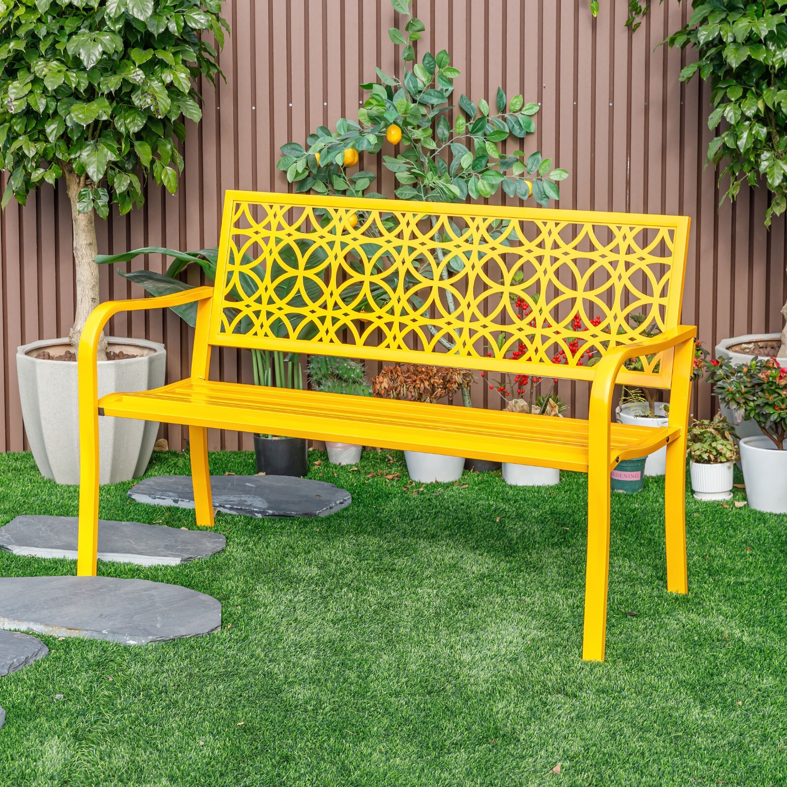 yellow bench インダストリアル ベンチ ポストモダン yellow bench インダストリアル ベンチ ポストモダン