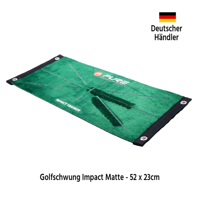 Golf Impact Trainingsmatte Golfschwung - Schlagmatte Schwungweg Aufprallort Neu