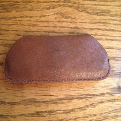 Antique Gold Spectacle Eye Glasses Signed ARTCRAFT 1/10 12K GF With Brown Case