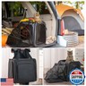 Cat Travel Carrier with Litter Box, Expandable Cat Carrier for Car Travel, Soft Sided Pet Carrier for Cats/Puppies up to 20lbs, Black