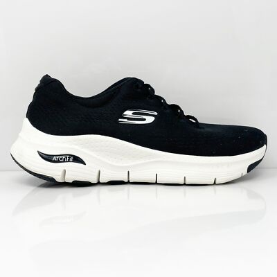

Skechers Womens Arch Fit 149057 Черные кроссовки для бега Размер 9, Черный, Arch Fit