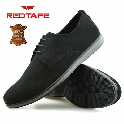 MENS RED TAPE LEATHER LACE UP DRIVING 