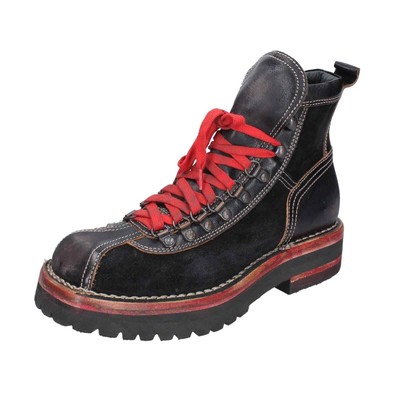 Chaussures Femme MOMA 37 Ue Bottines Noir Cuir en Daim EY563-37