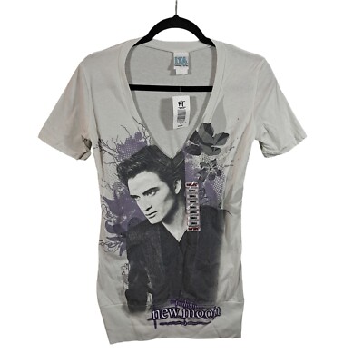 Twilight Saga New Moon Baby Tee Women s Small Movie Promo 2009 Goth Vampire
