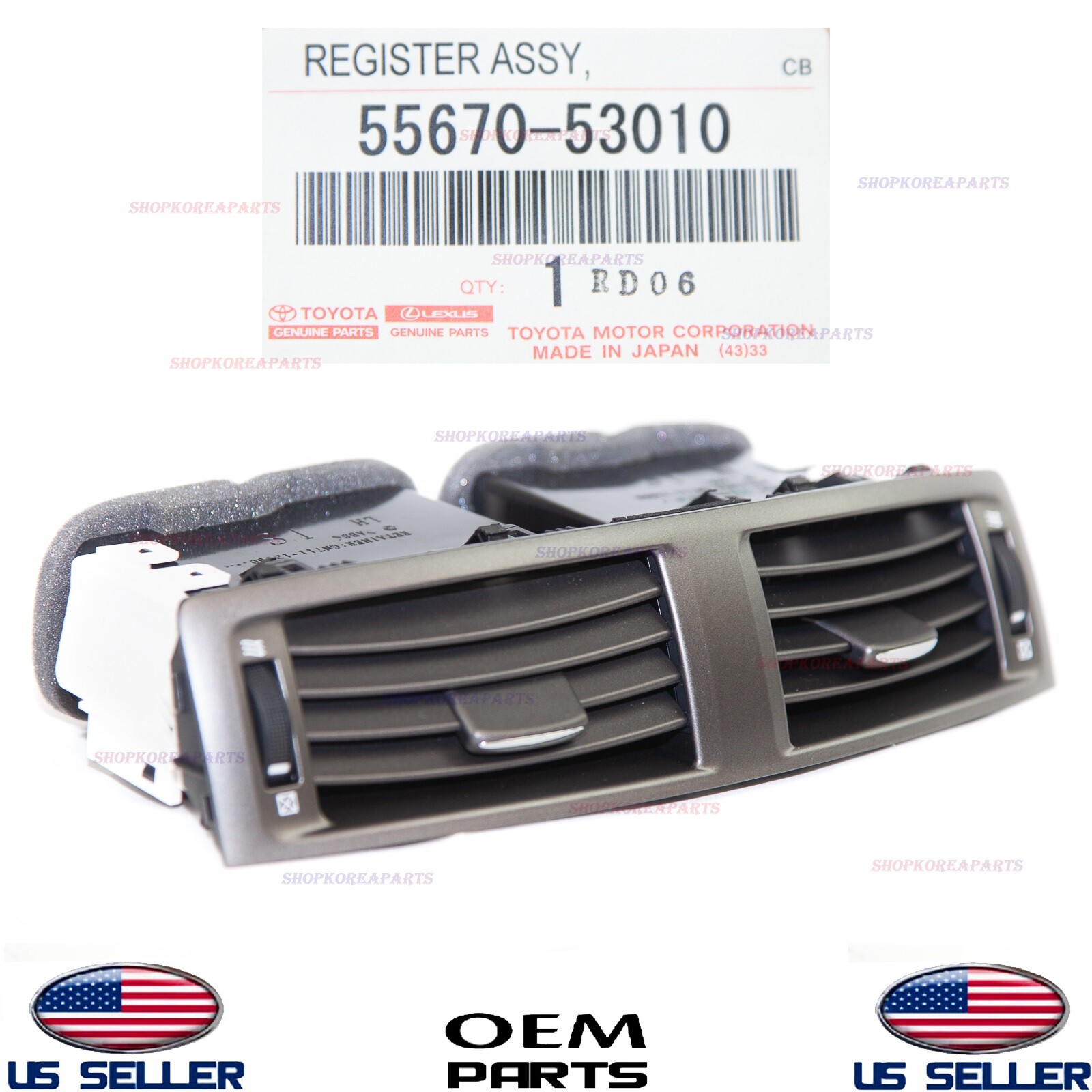 Iran⭐︎ Lexus IS250 IS350 09-2013 Genuine AC /Heater Air Vent panel