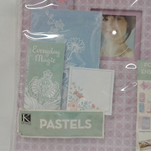 K&Company Pocket Journal and Scrapbook Kit, 8.5 by 11-Inch  Pastel