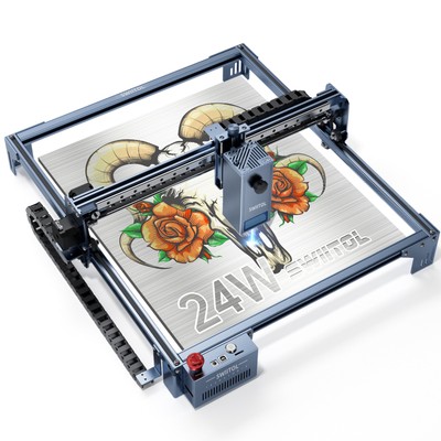 Swiitol C24 Pro 24W Laser Engraving Cutting Machine 24000mm/min APP Control B2Y7