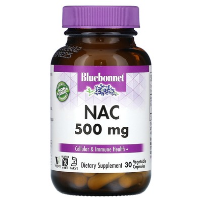 NAC, 500 мг, 30 растительных капсул